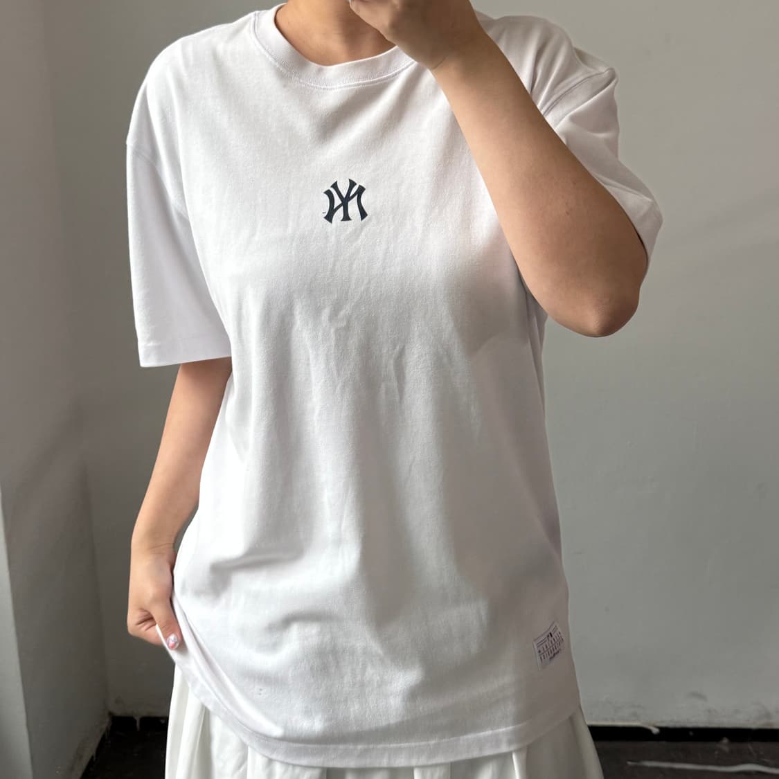 [2XL] 뉴에라 화이트 반팔티 상품이미지1