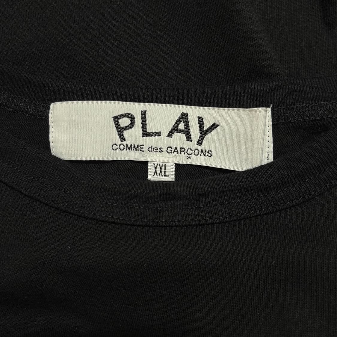2XL 꼼데가르송 블랙 하트와펜 티셔츠 상품이미지4