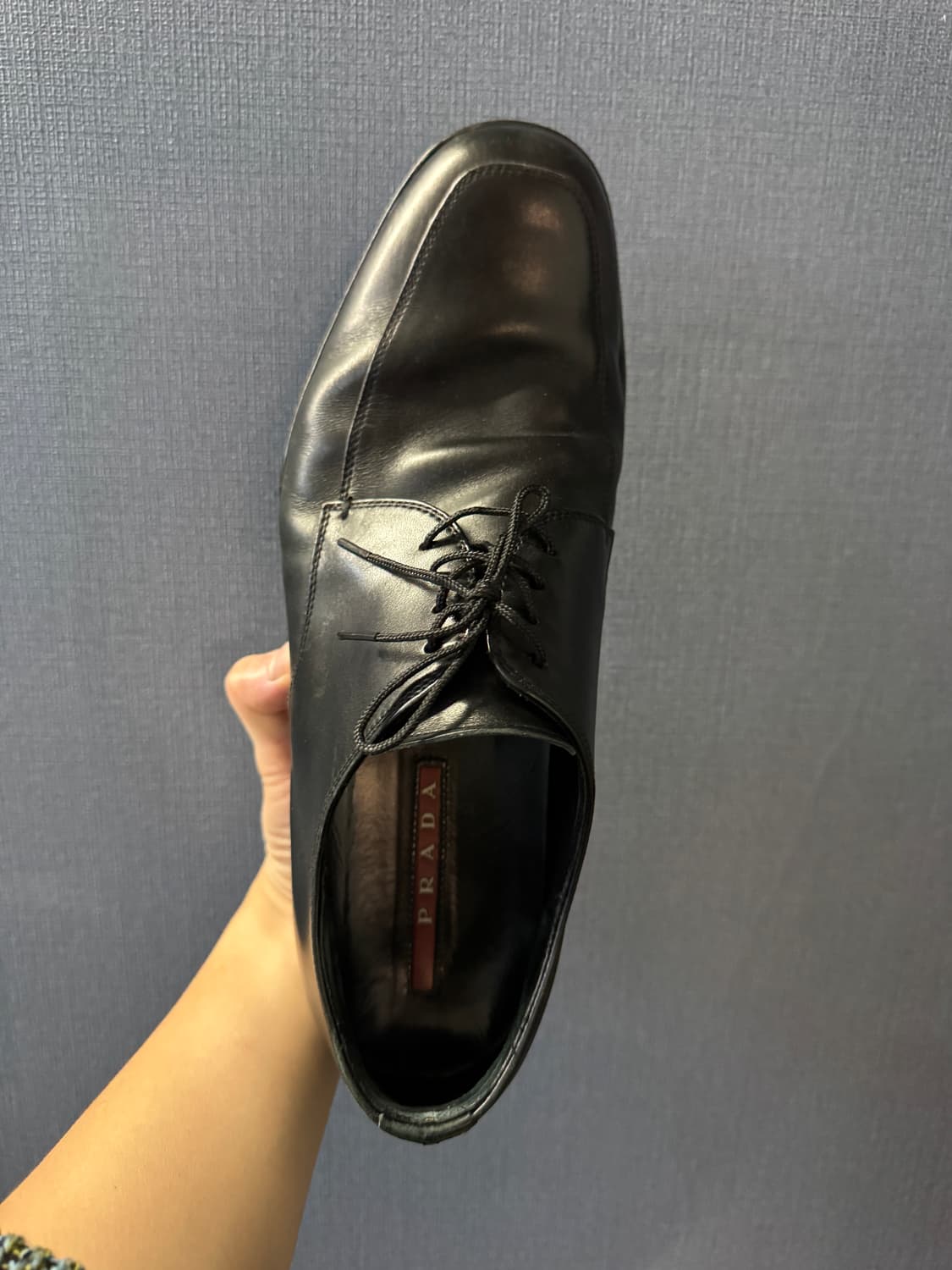 프라다 아메리칸컵 스포츠솔 레더 더비슈즈 상품이미지2