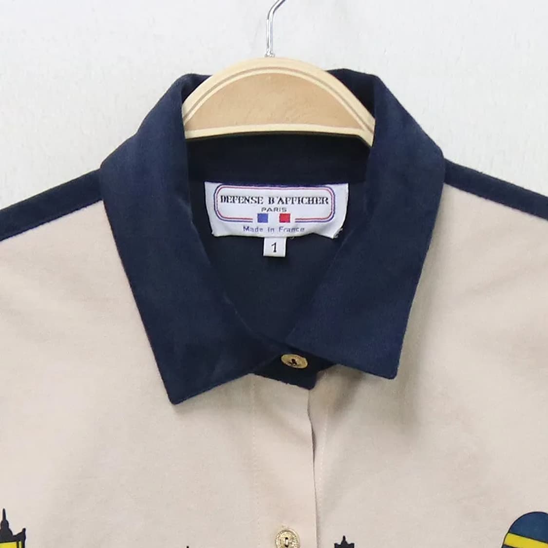 DEFENSE B AFFICHER  아트 셔츠 65144 상품이미지5