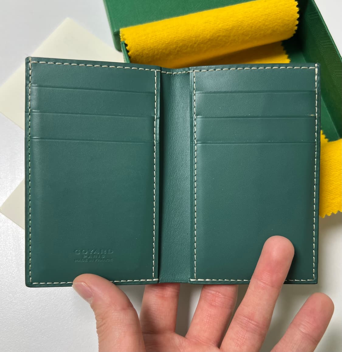 [정품] 고야드 생피에르 카드 홀더 그린 상품이미지3