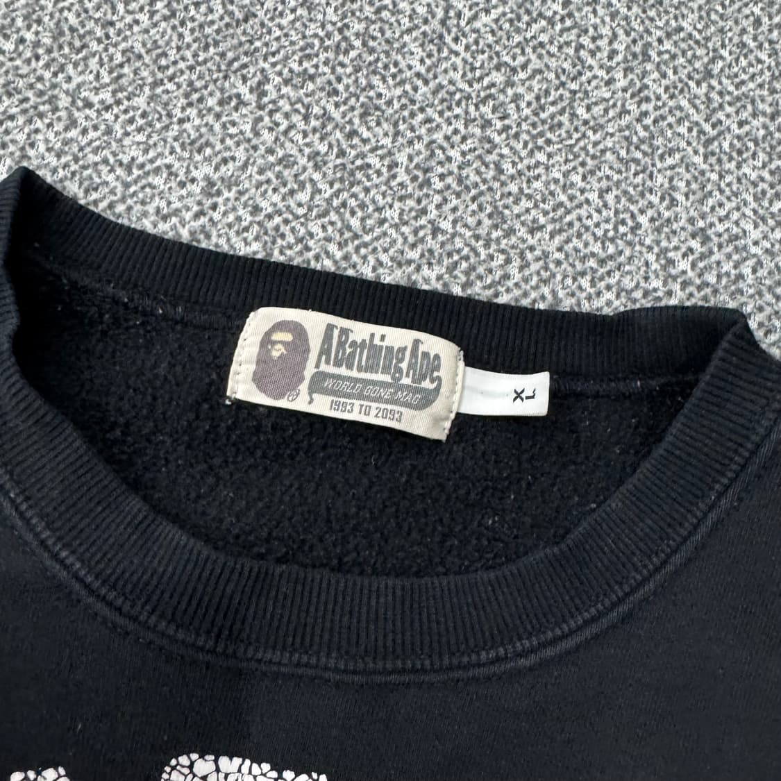 베이프 Bape 아수라 황계 블랙 카모 크루넥 맨투맨 상품이미지6