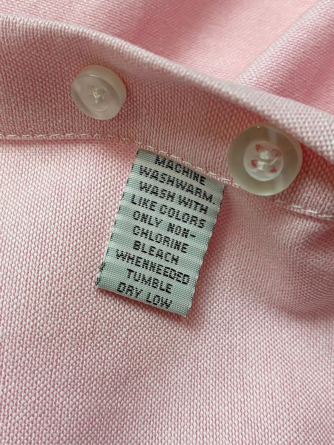 폴로 랄프로렌 00s 코튼 옥스퍼드 솔리드 로고 셔츠 PN5416 상품이미지8