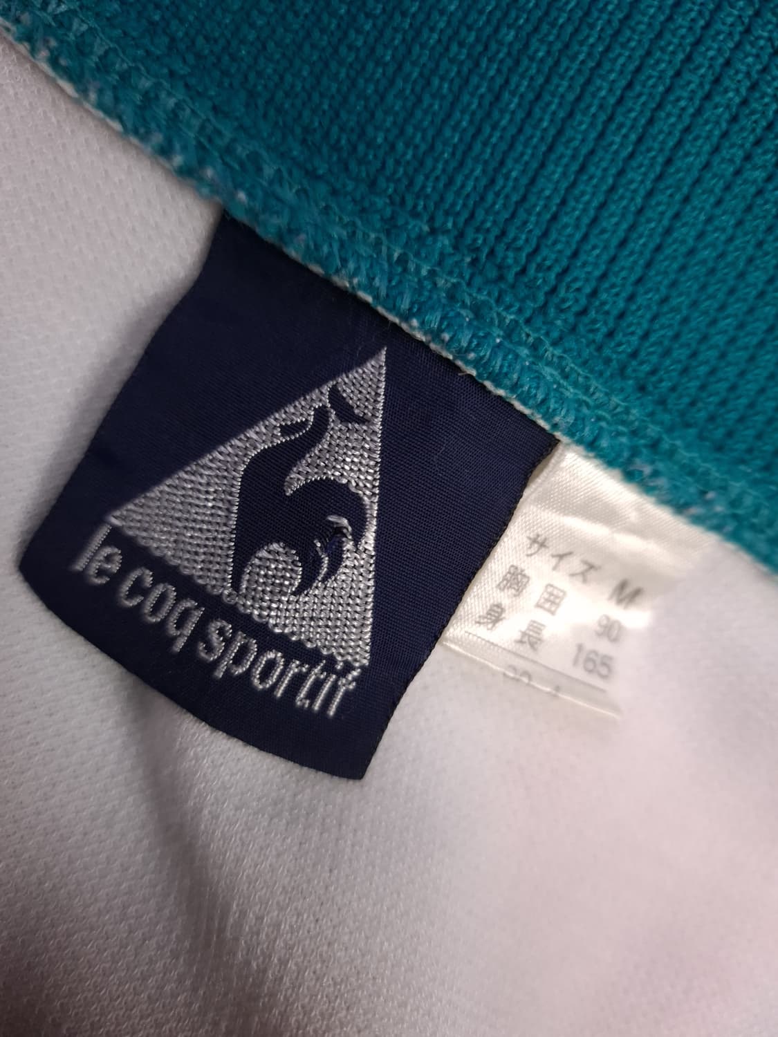 새제품 오리지날 80's 일본판 르꼬끄 배색 져지 상품이미지3