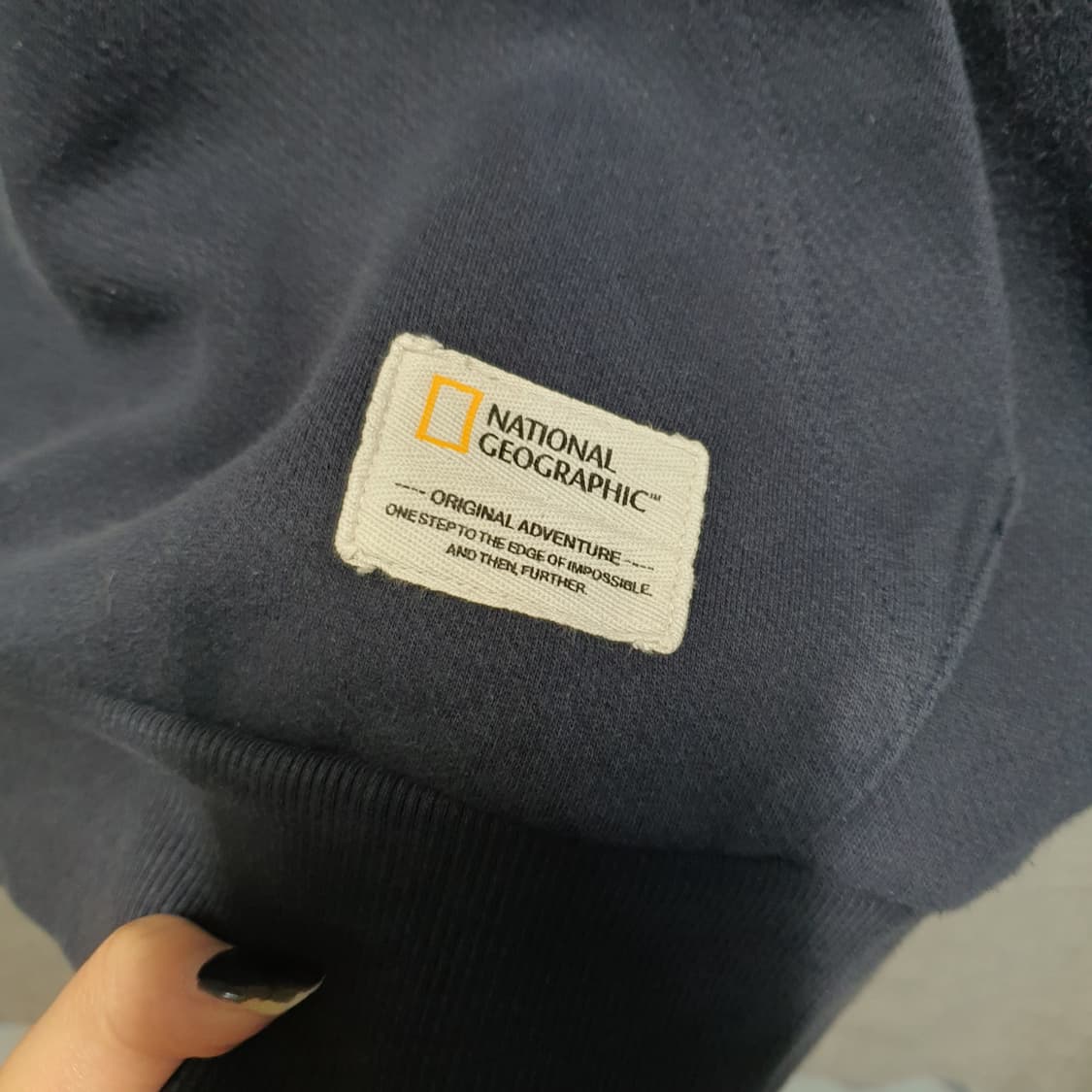 내셔널지오그래픽 남성 루코스 빅 로고후드티  상품이미지4