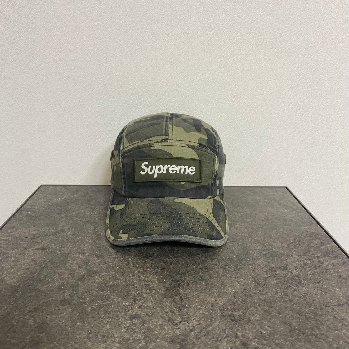 (OS) 슈프림 박스로고 캠프캡 모자 23SS 밀리터리 카모 올리브 상품이미지1