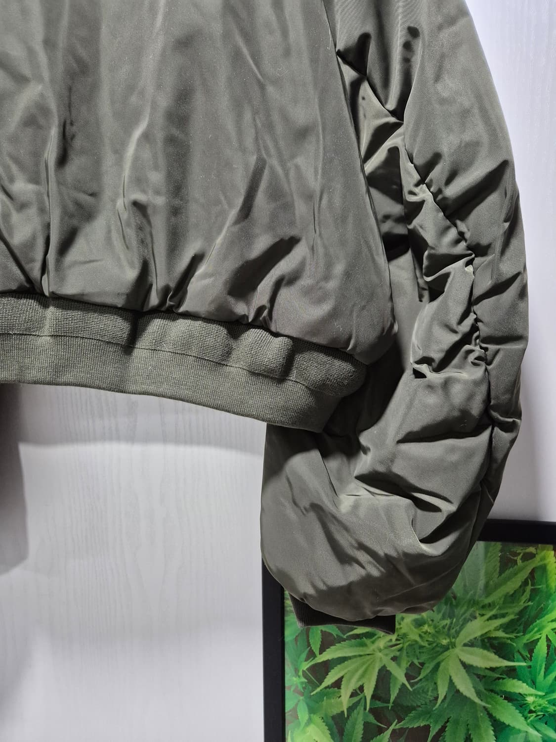 제너럴아이디어 크롭 MA-1 봄버 자켓 카키.새상품 상품이미지6