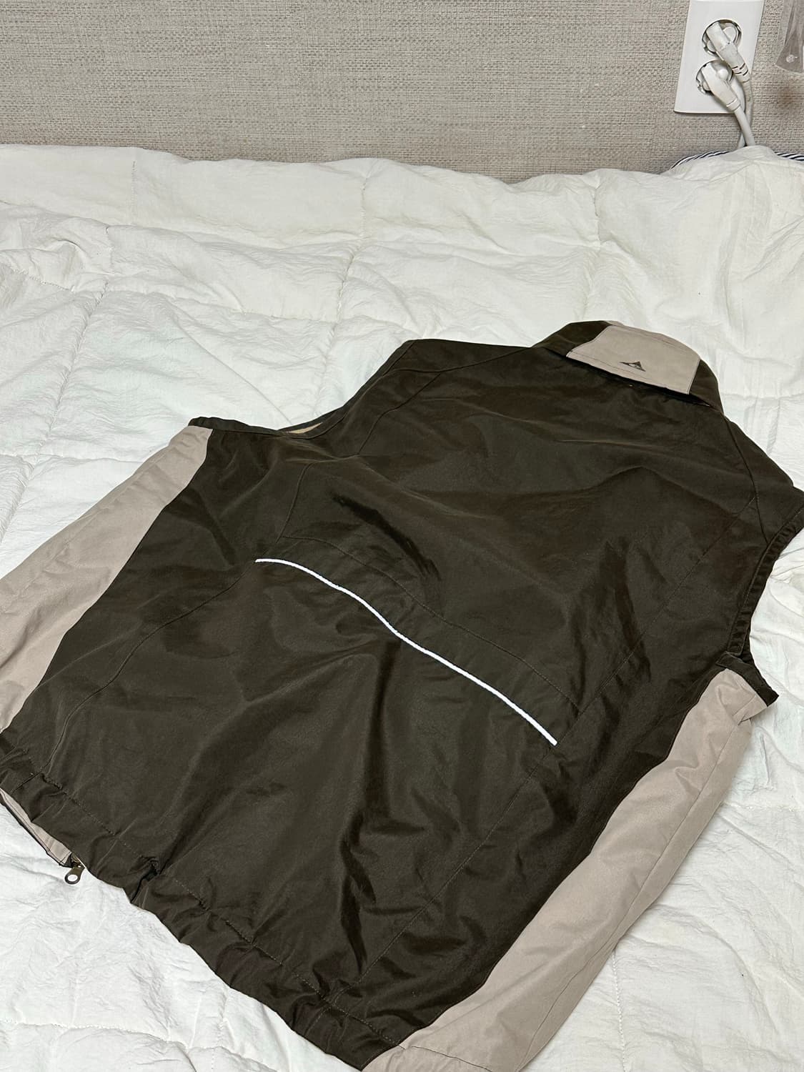 Gerry 미국 빈티지 조끼  베스트 카키 라지 상품이미지3