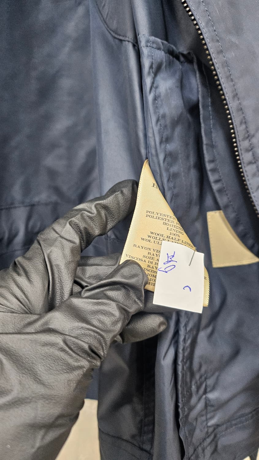 버버리  네이비   블루종 점퍼 95 상품이미지10