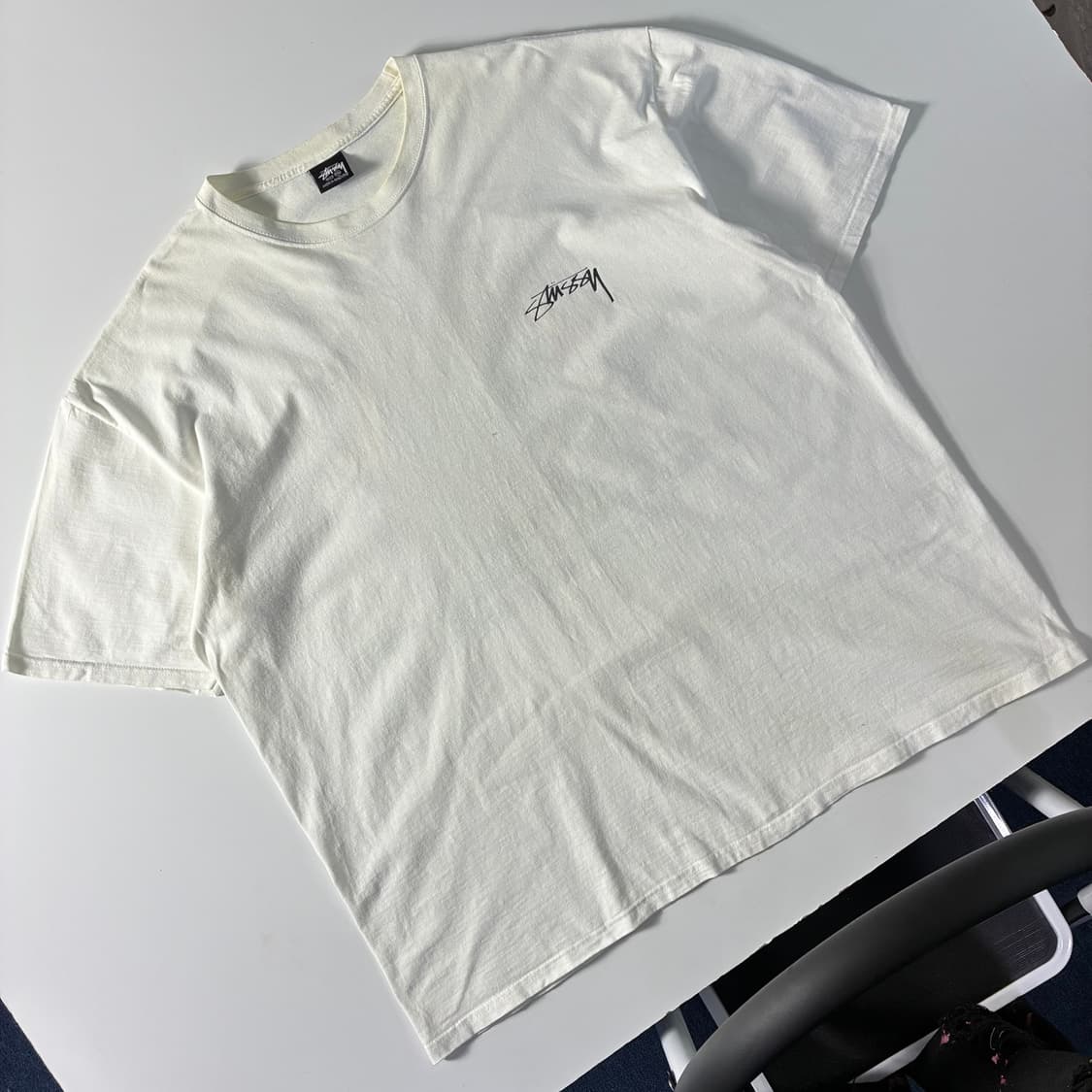 Stussy  스투시 스핑크스 그래픽 화이트 반팔티셔츠  상품이미지4