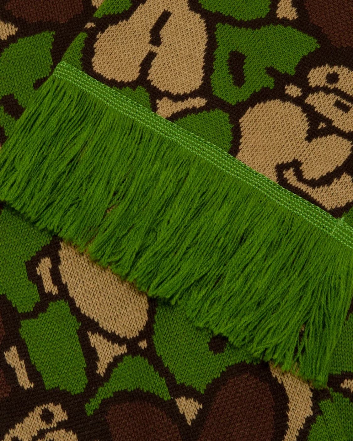 (오더) 베이프 베이비마일로 25FW 머플러 스카프 그린 상품이미지3