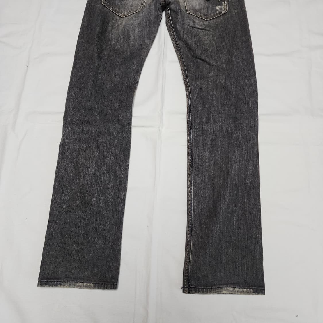 DIESEL SLAMMER 디젤 워시드 흑청 데님팬츠 상품이미지7