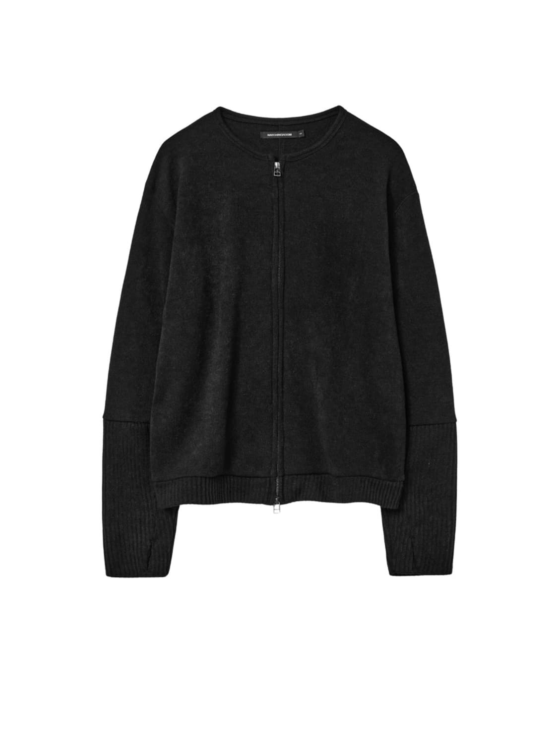 해칭룸 레이어 가디건 애쉬블랙 4size 상품이미지2