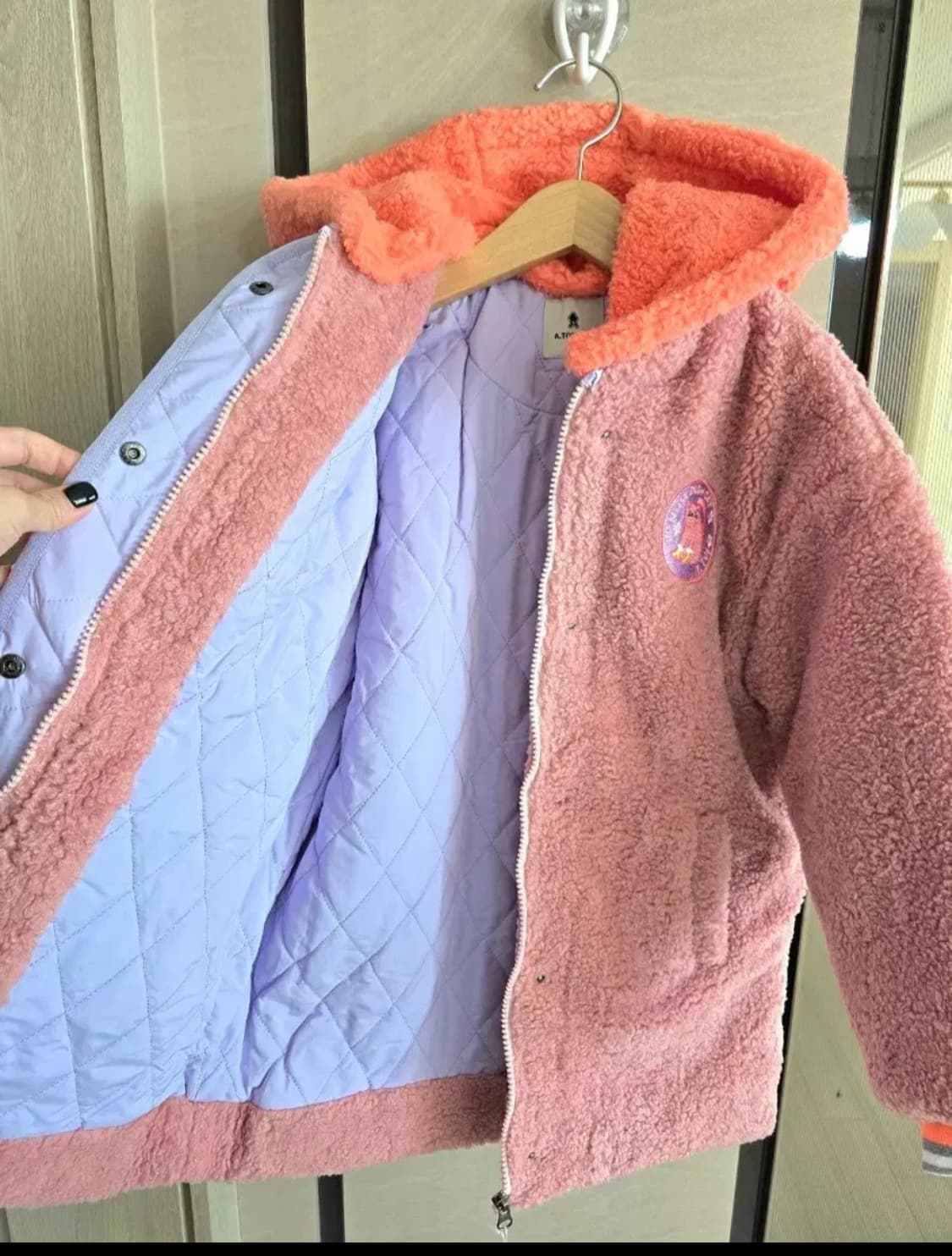 💖새상품 아뚜아 도톰한 뽀글이 140사이즈💖 상품이미지8