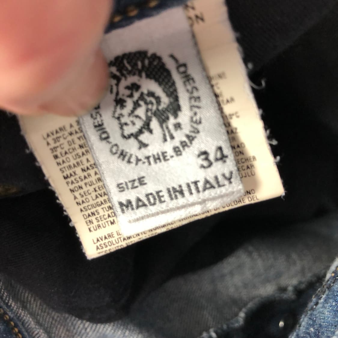 디젤 이태리 메이드 데님팬츠  상품이미지8