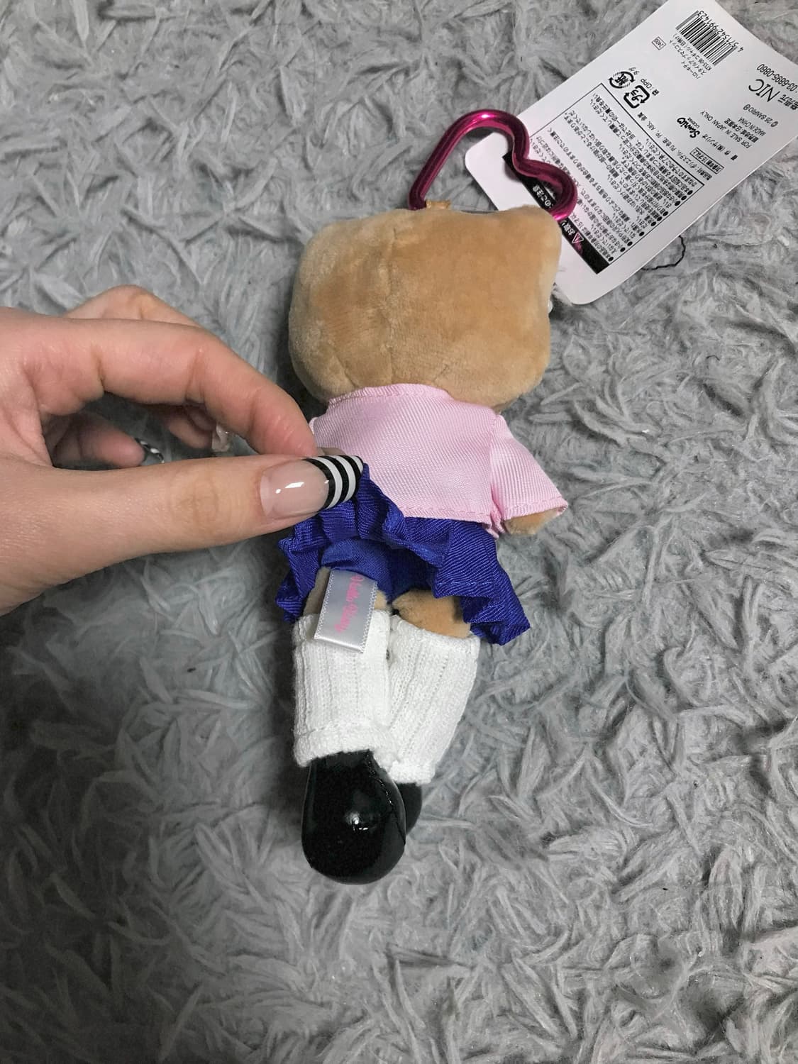 일본 산리오 정품 갸루 태닝키티 롱다리 교복 키링 헬로키티 양도 y2k 상품이미지4