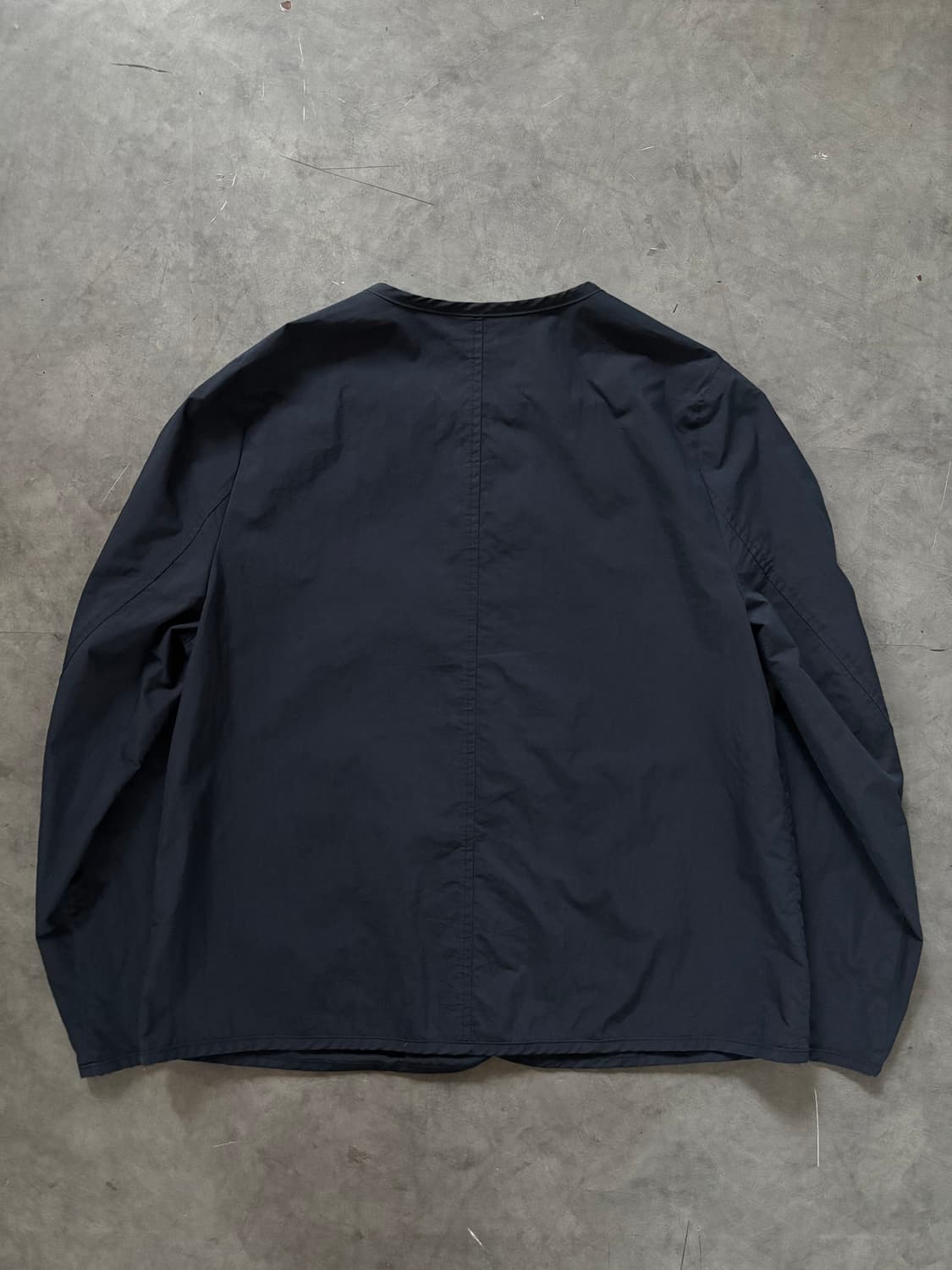 Saint James 세인트제임스 네이비 논카라 자켓 상품이미지4