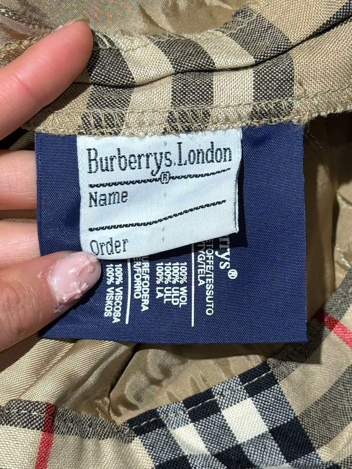 버버리 베이지 노바 체크 울 숏 팬츠 상품이미지8