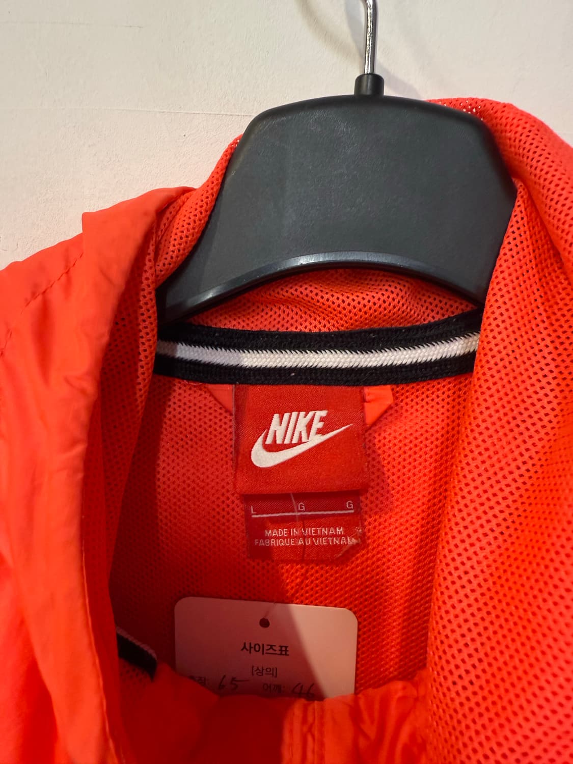 나이키 레드,블루 바람막이 상품이미지3