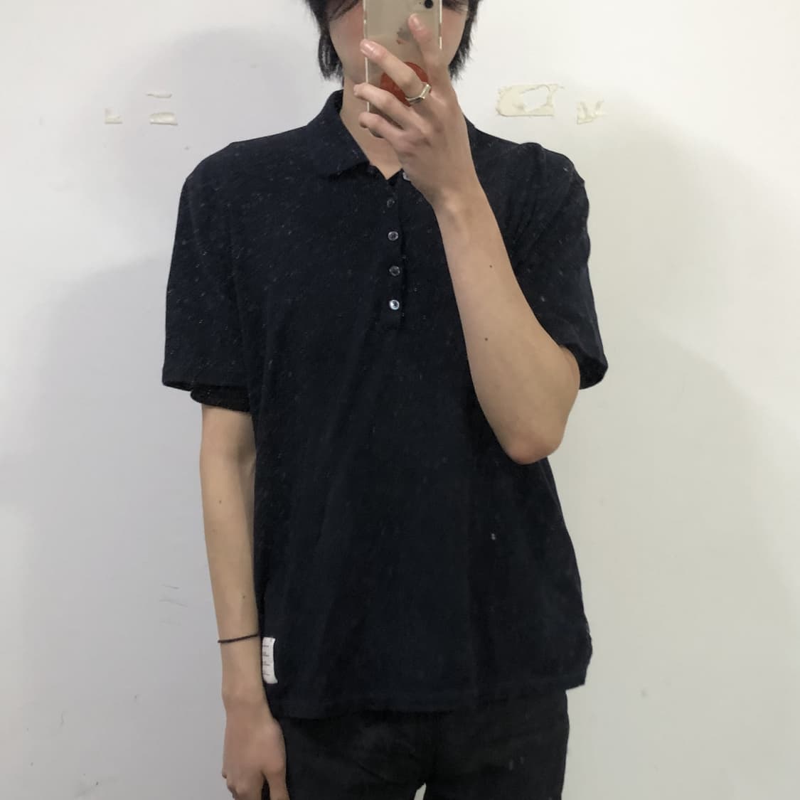 톰브라운 백삼선 카라티  상품이미지3