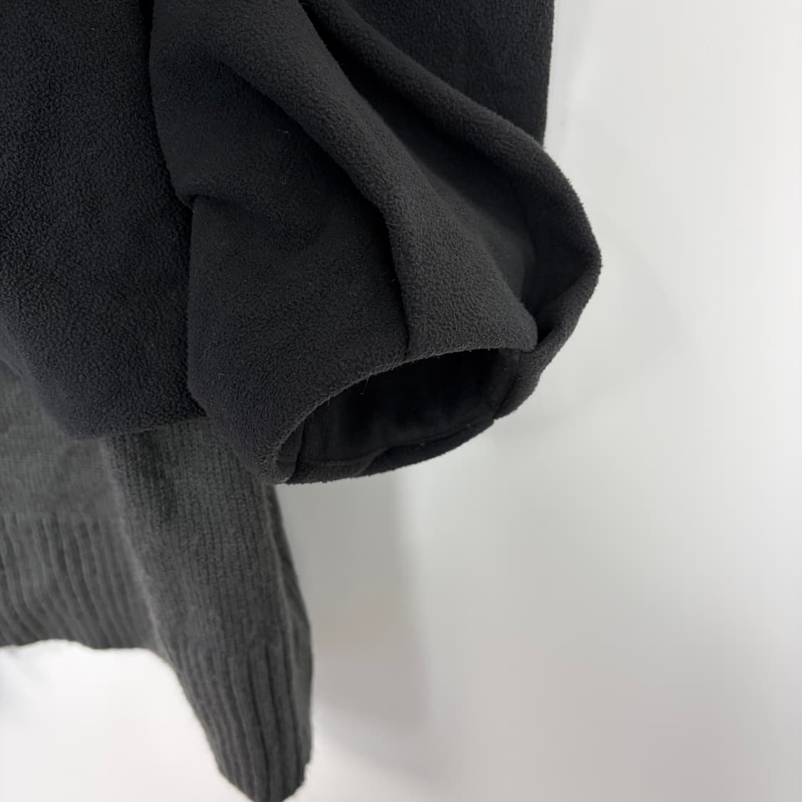 아디다스 후리스 플리스 패브릭 믹스 롱 자켓 상품이미지6