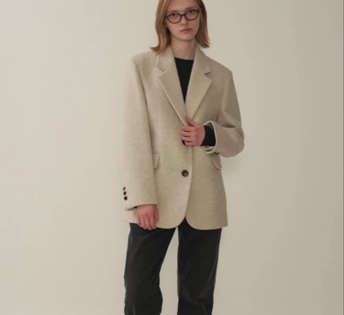 MOTT 모트 2버튼 울 자켓 새상품 상품이미지2