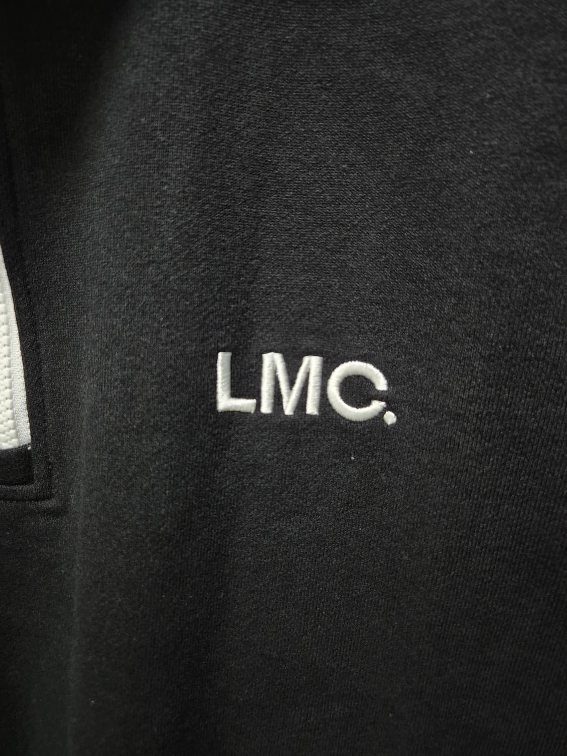 LMC 하프집업 맨투맨 블랙.새상품 상품이미지3