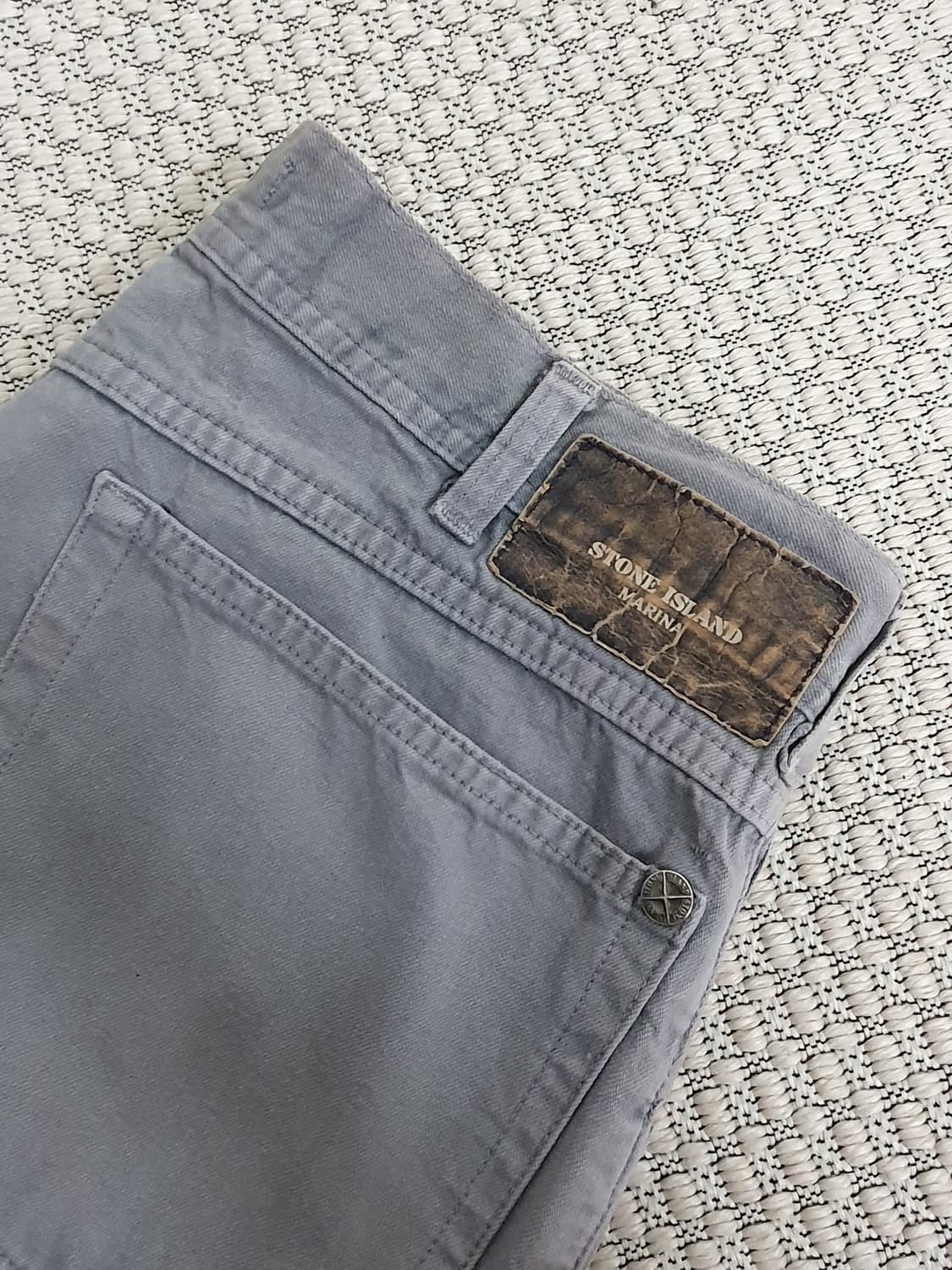 90–00s 스톤 아일랜드 와이드 레그 마리나 진 상품이미지3