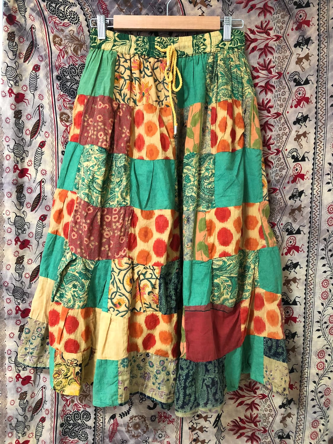 ethnic patchwork skirt 상품이미지2