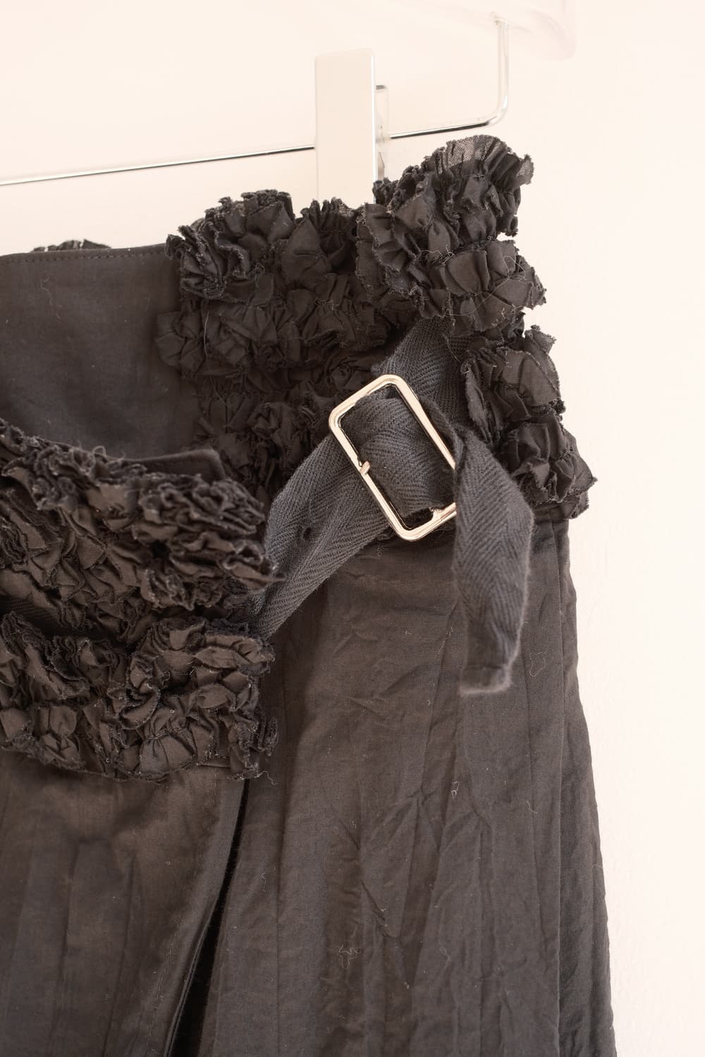 Frill belt pleated wrinkle wrap skirt 상품이미지7