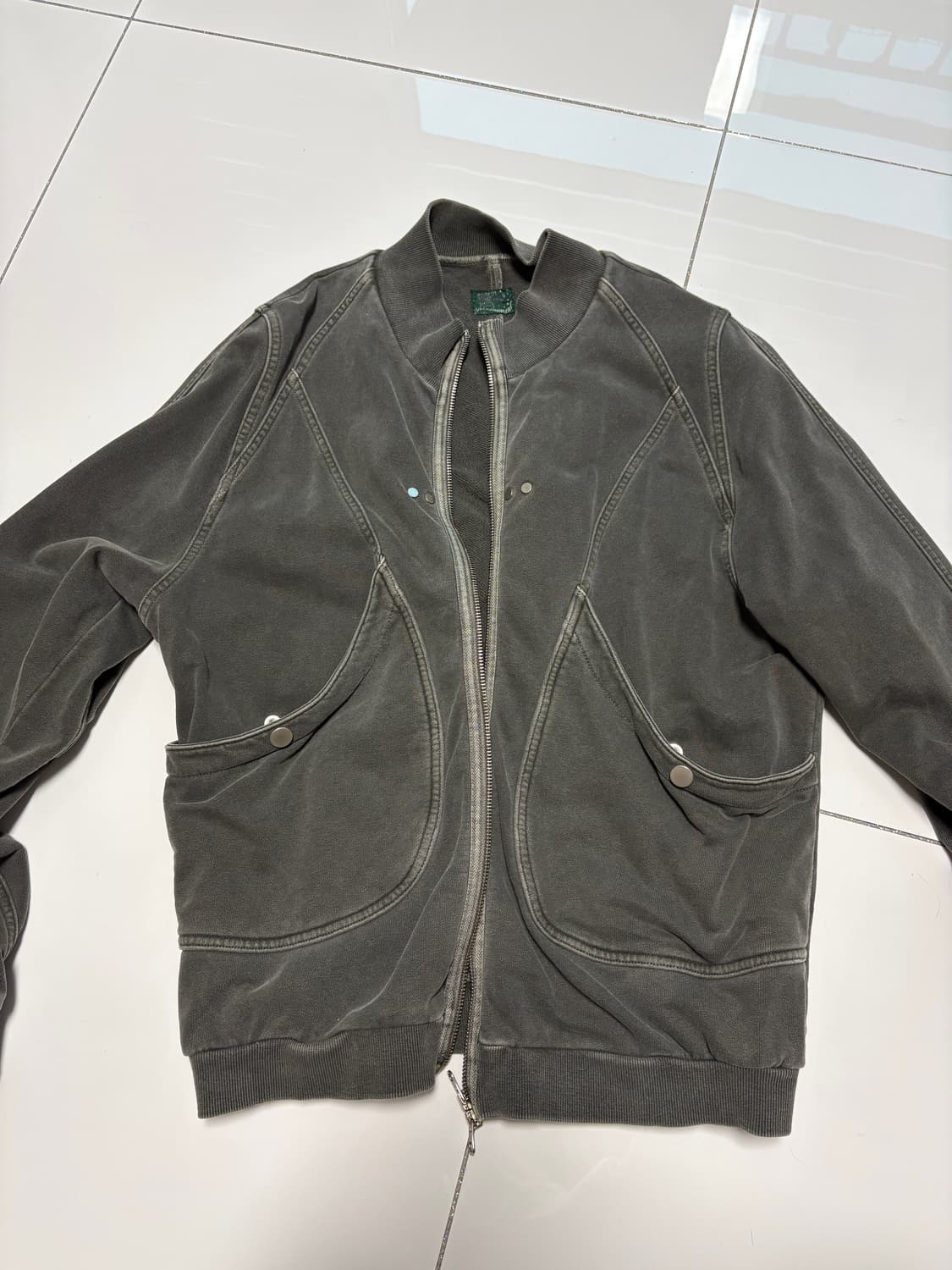 TCM vintage jersey zip-up (L) 상품이미지2