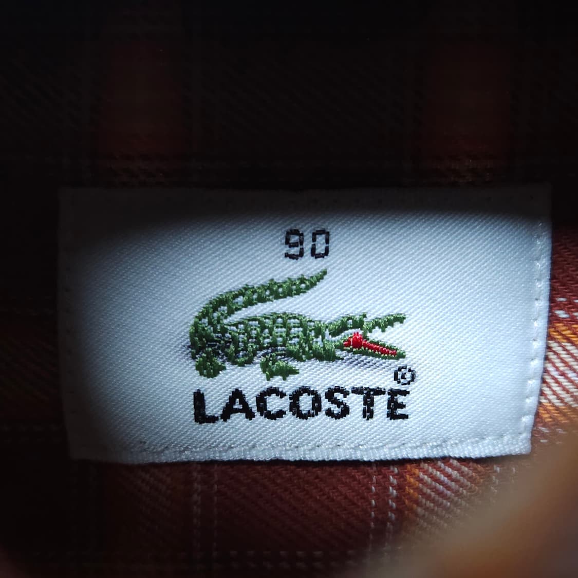 90 ) 라코스테 여성 클래식 체크셔츠 상품이미지4