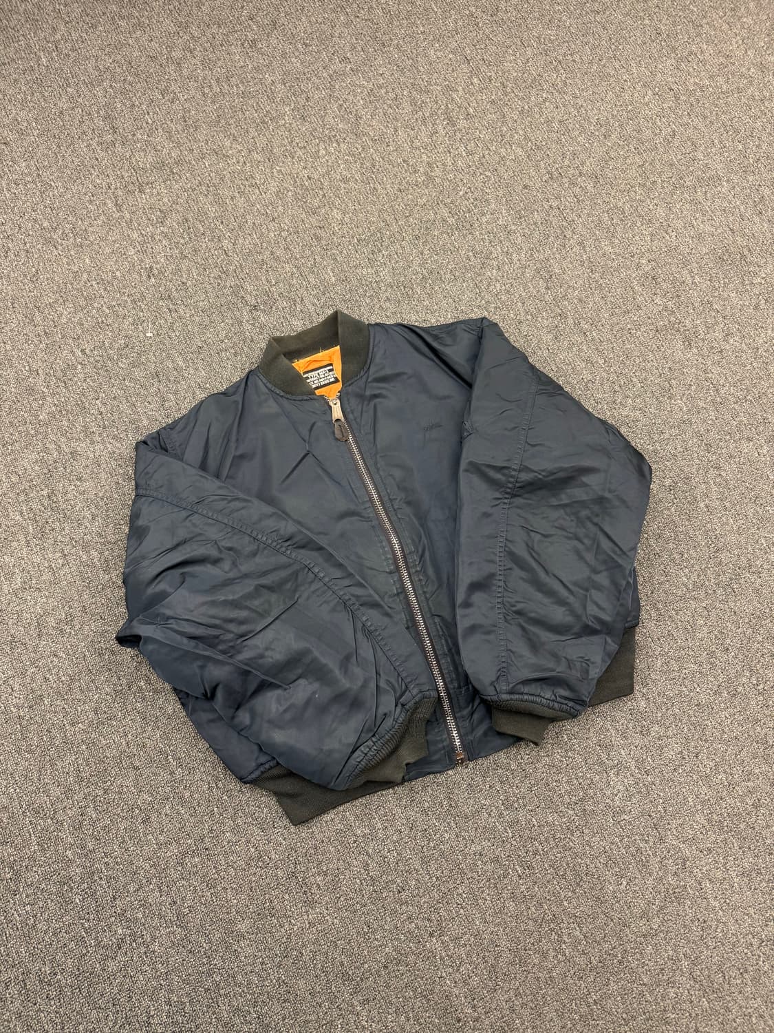 SCHOTT 빈티지 MA-1 네이비 항공점퍼 상품이미지1