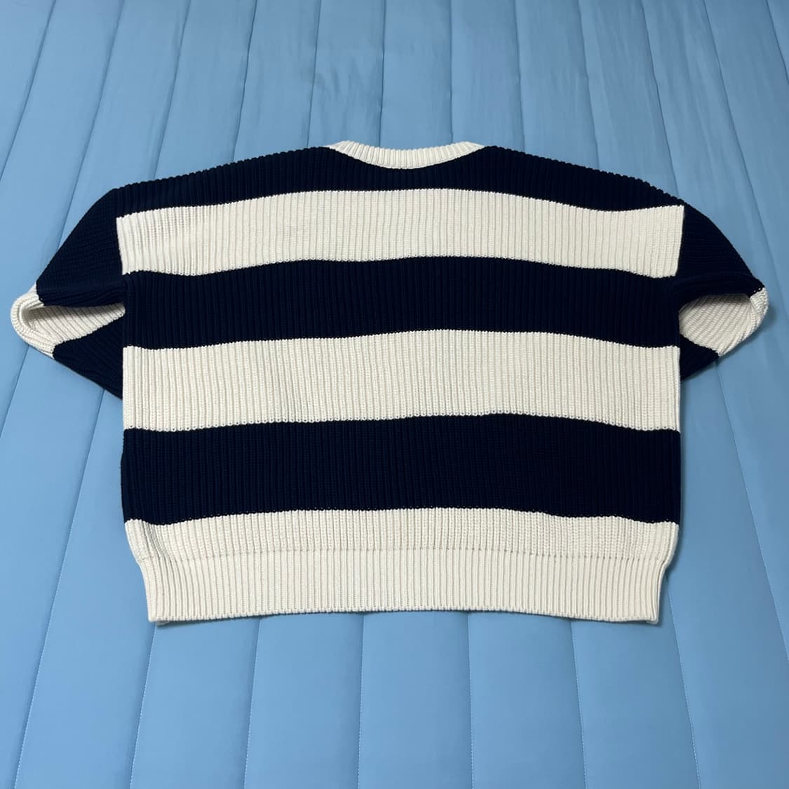 셀린느 스트라이프 리브드 울 로고니트 상품이미지2