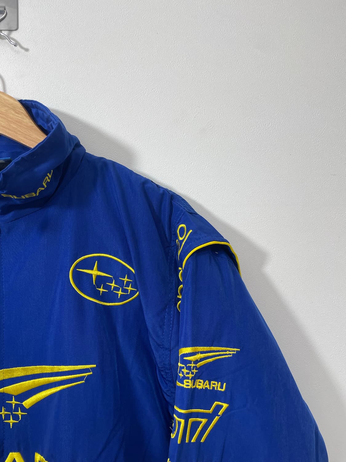 스바루Subaru 자수 레이싱 자켓 L,XL - J8 상품이미지3