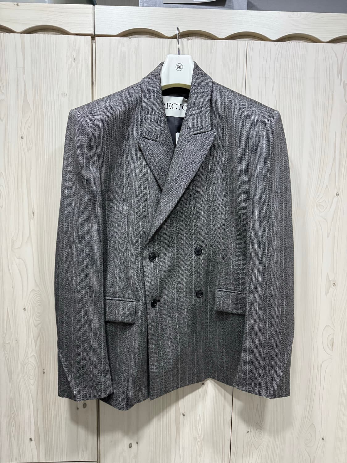 렉토 24fw 헤링본 자켓 L 새상품 팝니다.  상품이미지1