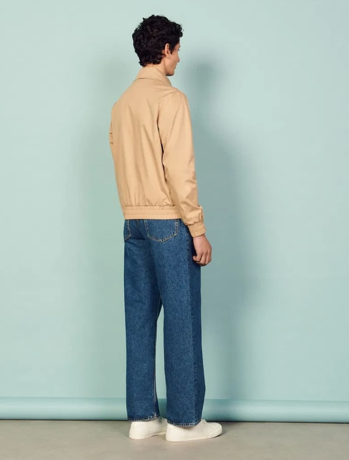 산드로 블루종 봄버자켓 100사이즈 상품이미지2