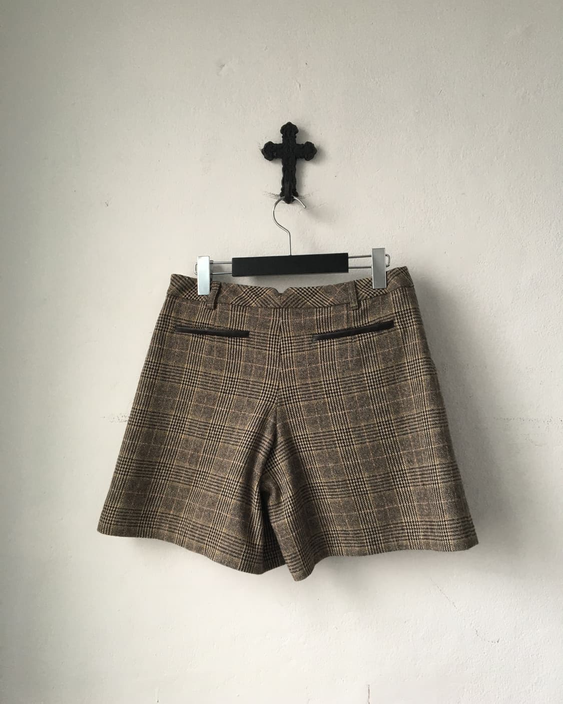 Check pattern short 상품이미지2