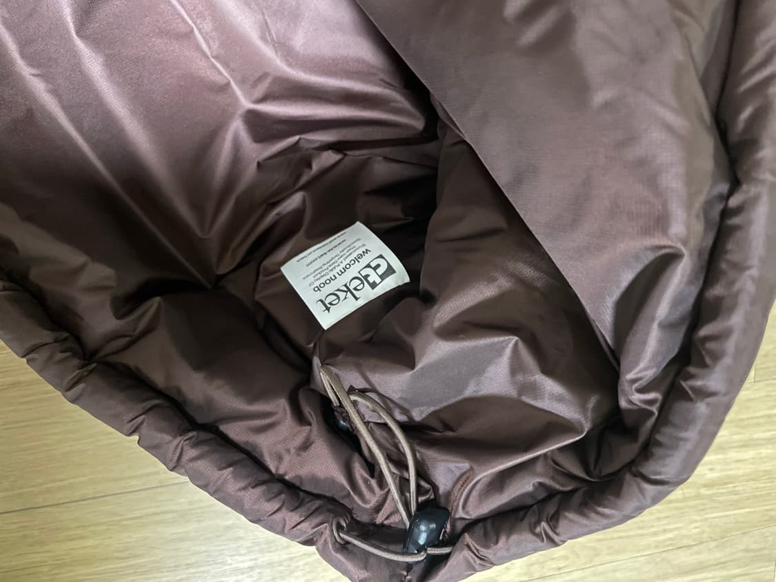 테켓 패딩 베스트 브라운 경량 패딩조끼 M사이즈 상품이미지7