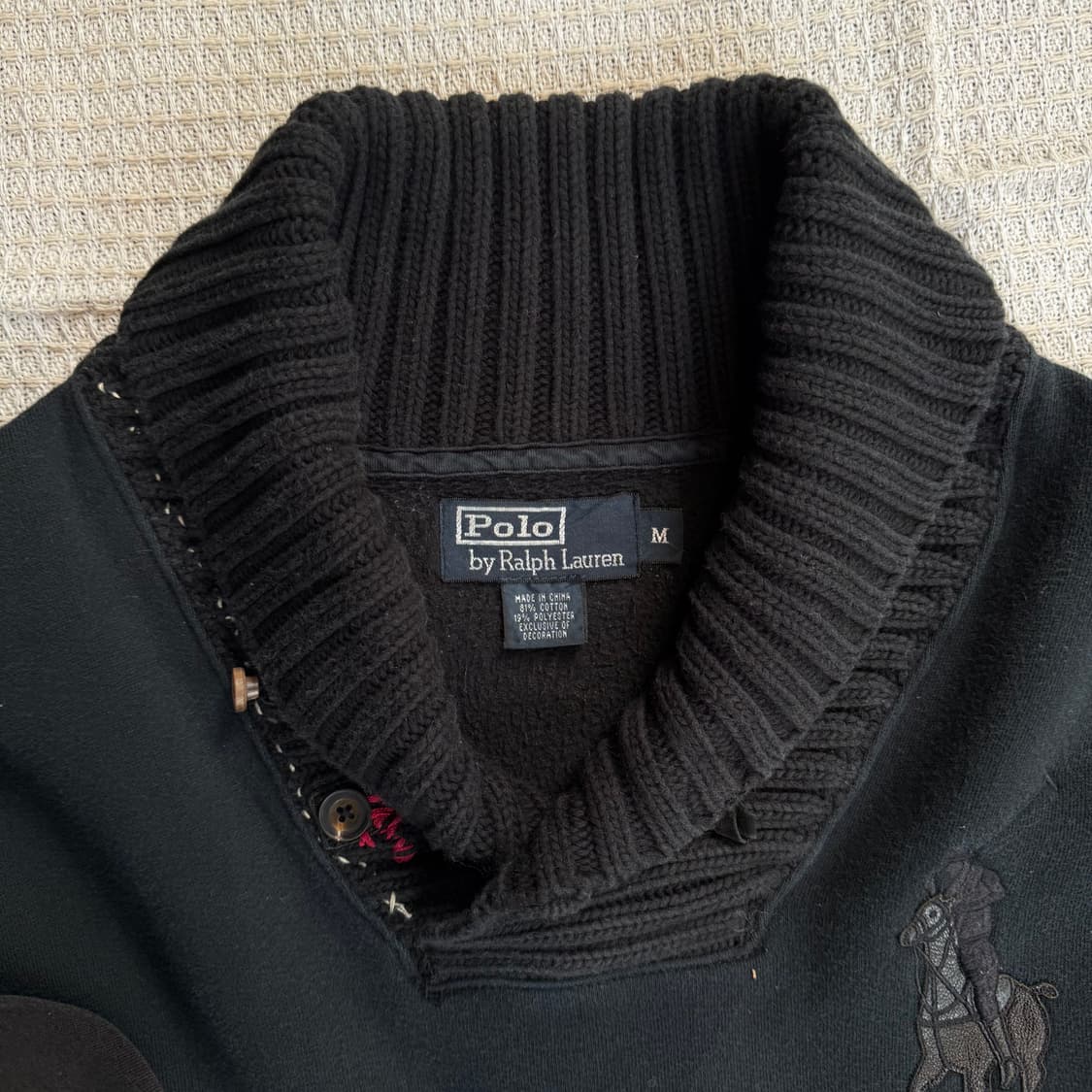 폴로 패치 니트 스웨터 상품이미지4
