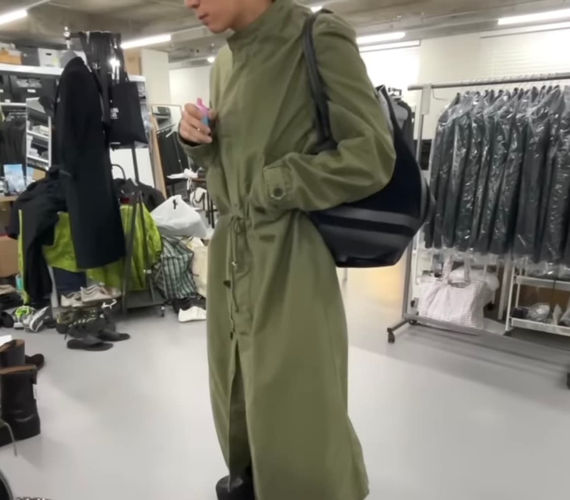 프라다 후드 롱 파카 코트 야상 상품이미지2