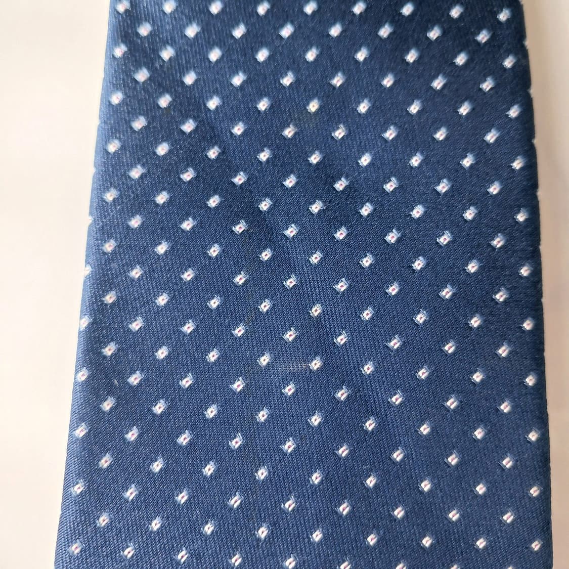 메트로시티 실크 네이비 도트 패턴 넥타이 8.3cm A등급 A19890
 상품이미지8