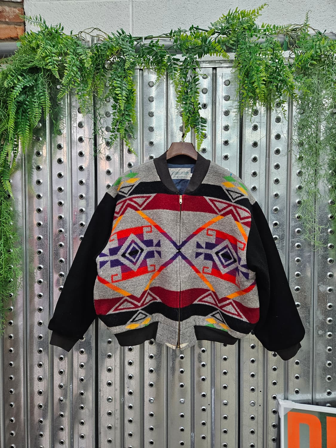 디네 비 아츠 코퍼러티브 나바호 패턴 빈티지 울 자켓 M 상품이미지1