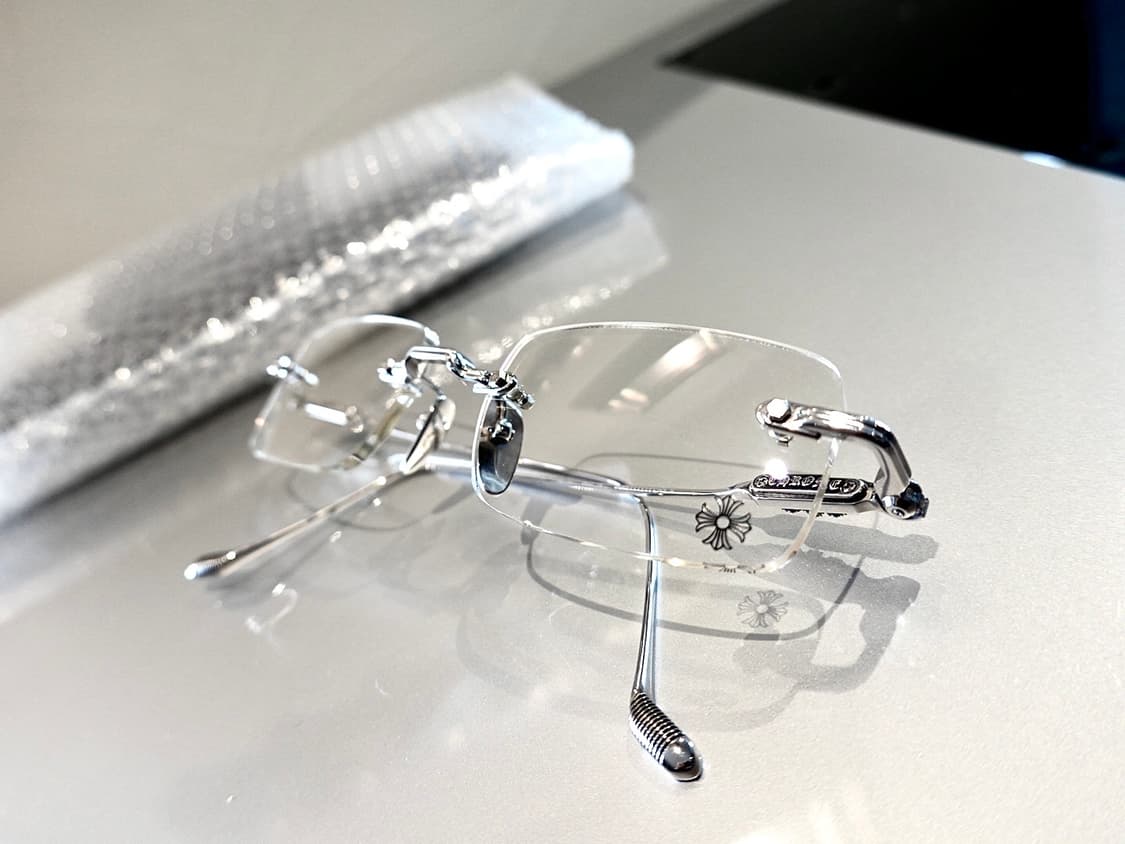 크롬하츠 소퍼스2 샤이닝 실버 무테 안경 상품이미지1