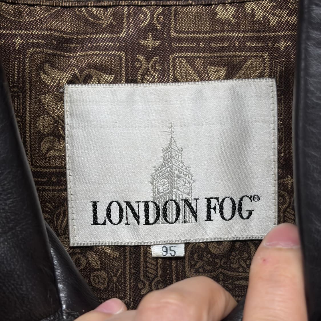 런던포그 레더 자켓 3 상품이미지3