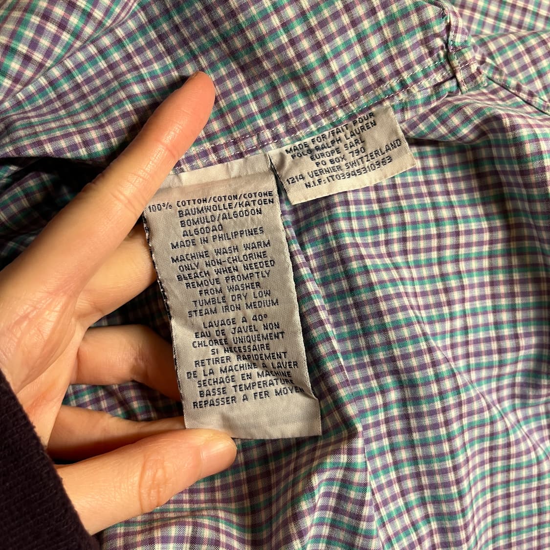 폴로랄프로렌 체크셔츠 상품이미지6