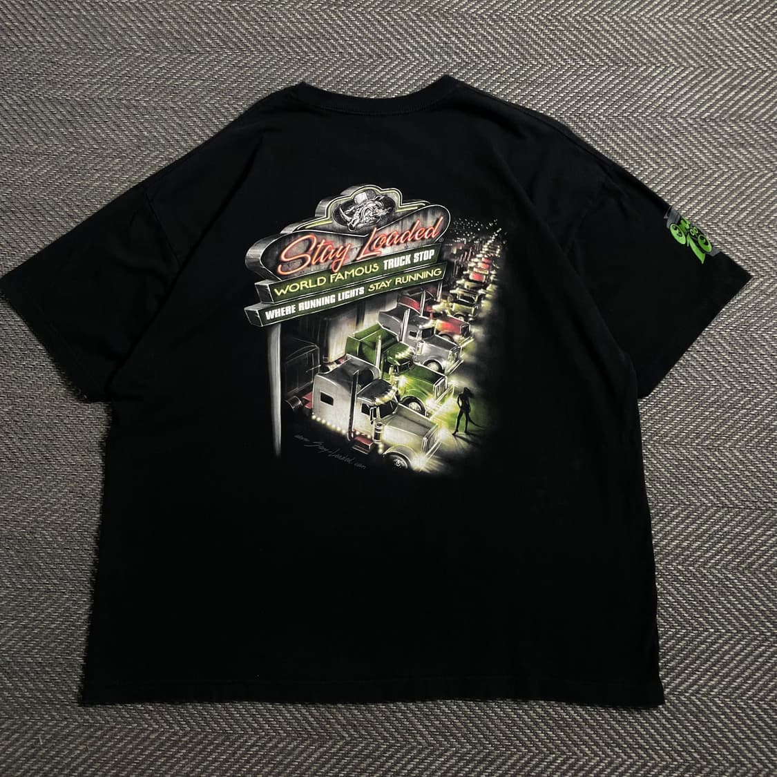 USA 빈티지 트럭 스탑 빅로고 반팔 티셔츠y 4637 상품이미지2