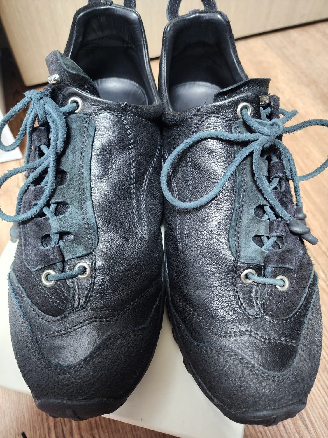 [42] 아워레가시 가베 스텔스 블랙 레더 상품이미지7