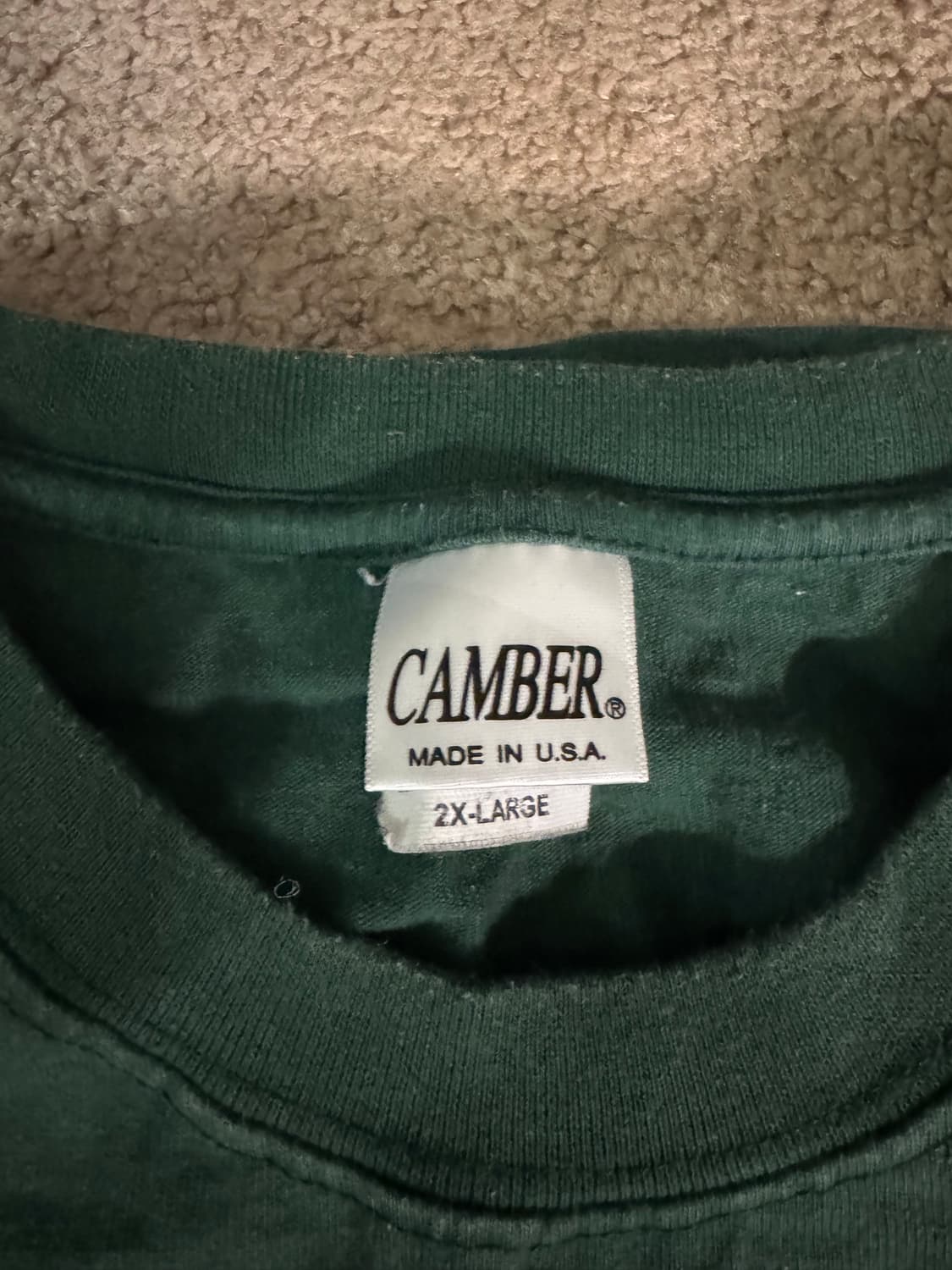 캠버 반팔 XXL 그린 상품이미지2