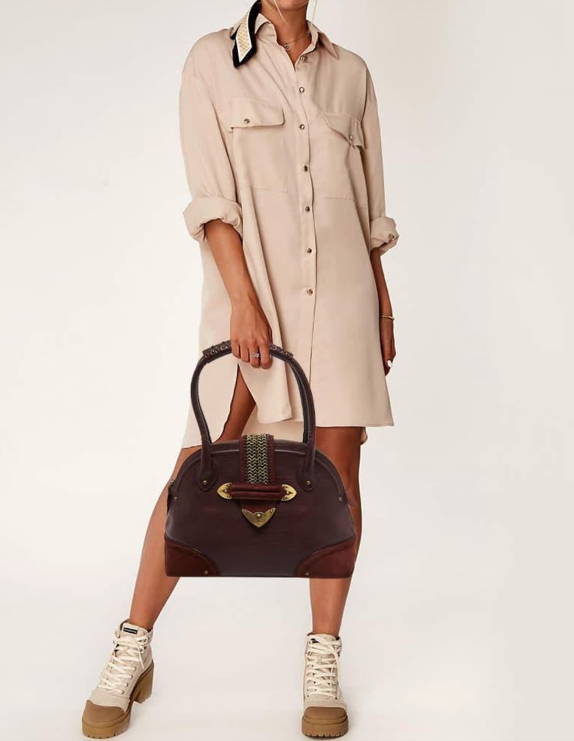 디올 존갈리아노 브라운 잔느백 상품이미지10